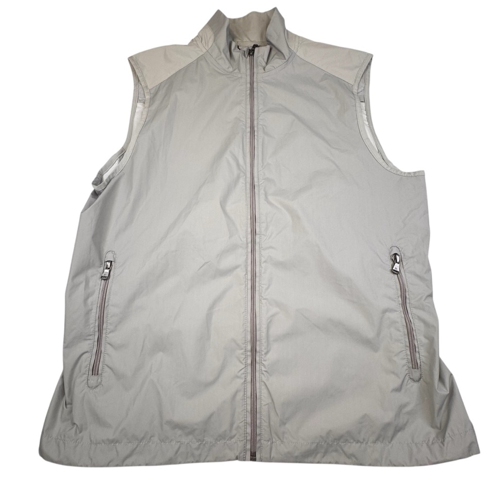 Polo Golf Ralph Lauren Vest Men’s Medium Gray Sleeveless Full Zip Activewear